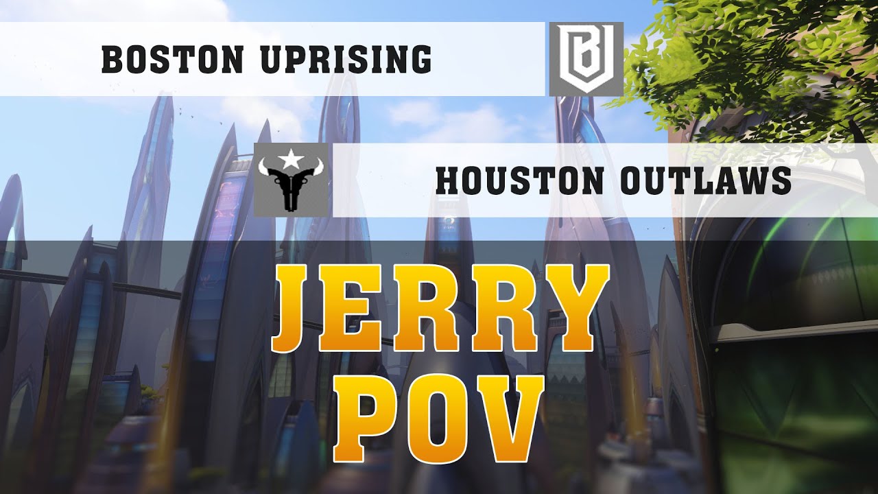JERRY ASHE POV ● Houston Outlaws Vs Boston Uprising ● [2K] OWL POV