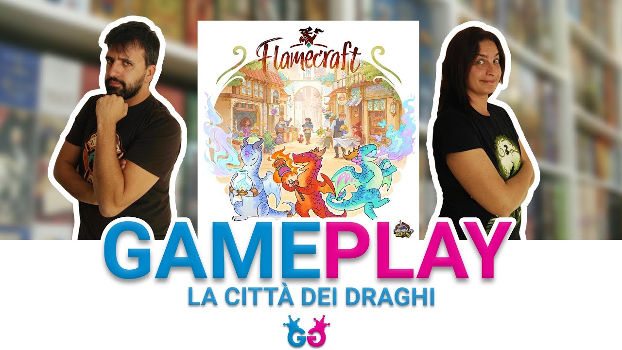Flamecraft, Partita Completa al Gioco da Tavolo ambientato nella città dei draghi!