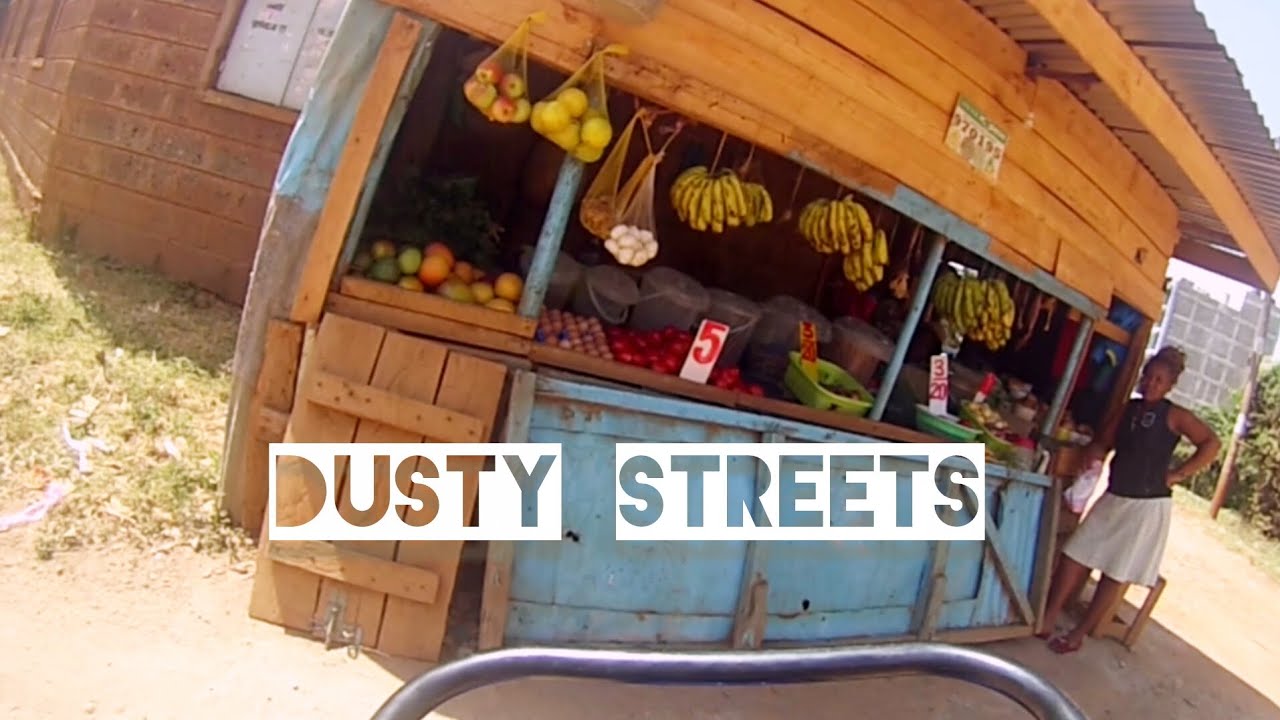 Dusty streets of Juja City