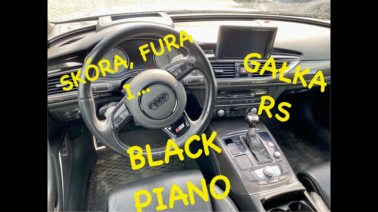 WYMIANA GAŁKI BIEGÓW, PODUSZKI KIEROWNICY, START-STOPU I WIĘCEJ BLACK PIANO, AUDI S6 C7 z USA #16