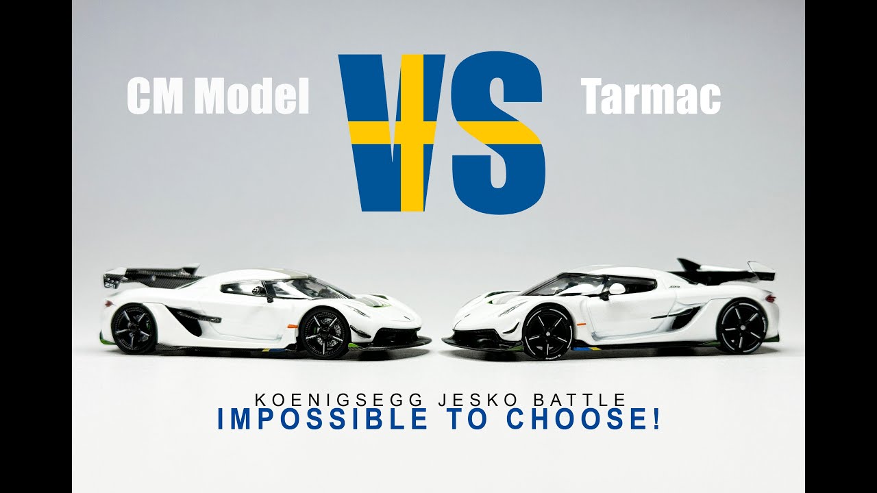 1/64 CM Models vs Tarmac Works - Koenigsegg Jesko edition - This is Impossible to choose!