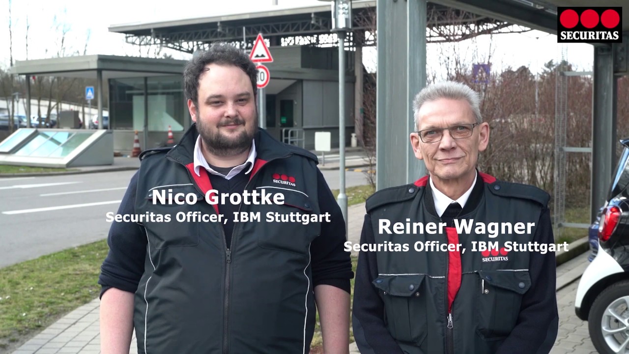 Securitas Vorbilder: Nico Grottke, Jürgen Brecht und Reiner Wagner