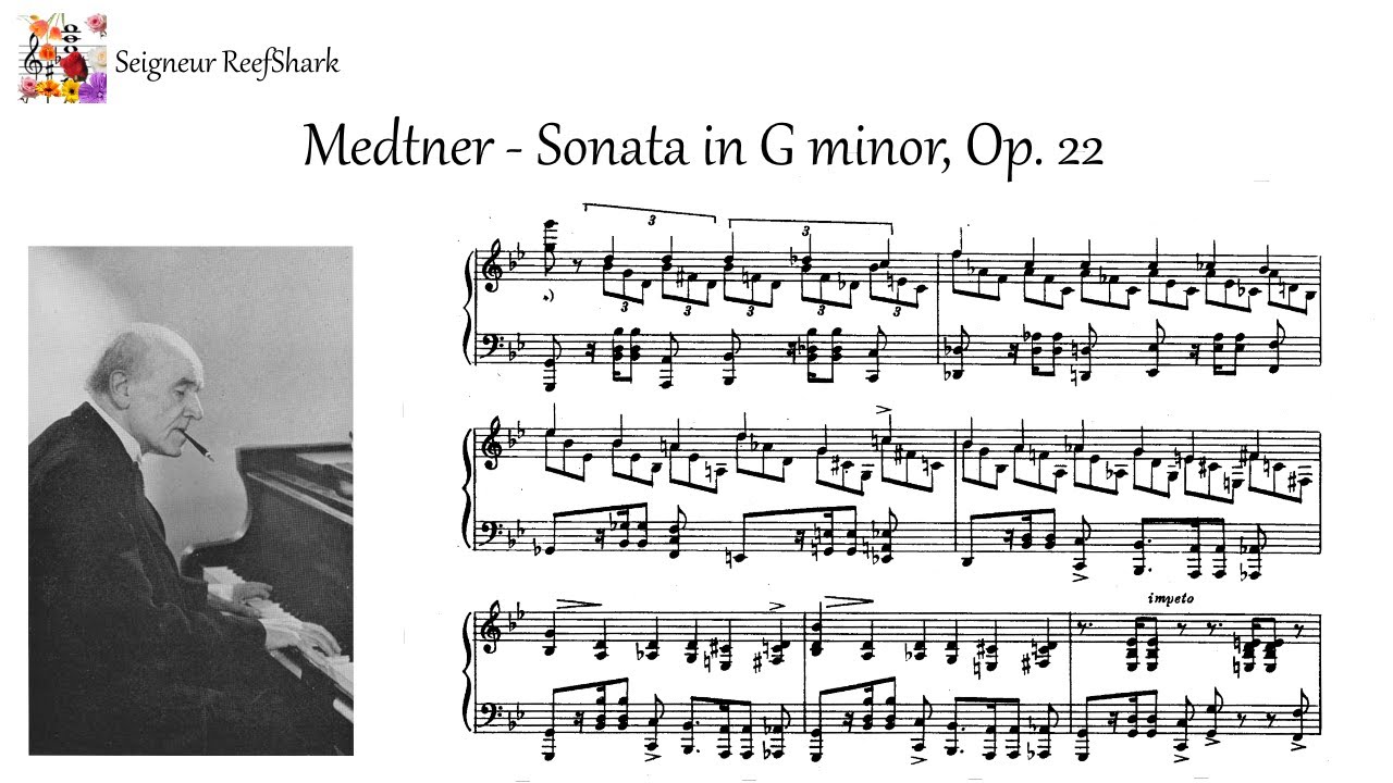 Medtner - Sonata in G Minor, Op. 22 (Gilels, Milne, Tozer)