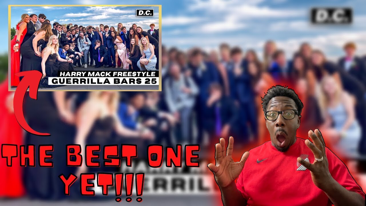 Non-Freestyler's First Reaction To Harry Mack's Guerrilla Bars 25 | PROM NIGHT IN DC!!!