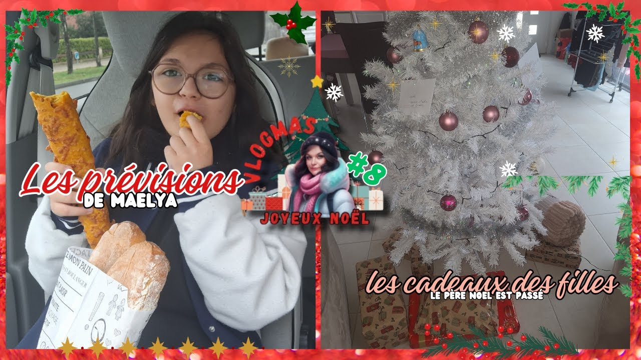 🎄☆𝗩𝗟𝝤𝗚𝝡𝖠𝗦🎄☆#8- LES 🎁CADEAUX DE NOËL & REPAS 🍲❙ Les prévisions de Maélya😏