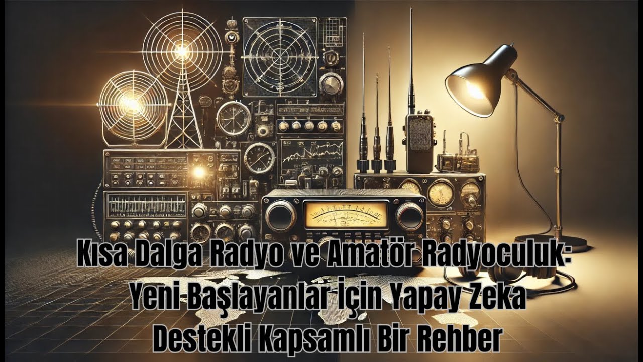 Kısa Dalga Radyo ve Amat&ouml;r Radyoculuk: Yeni Başlayanlar İ&ccedil;in Yapay Zeka Destekli Kapsamlı Bir Rehber
