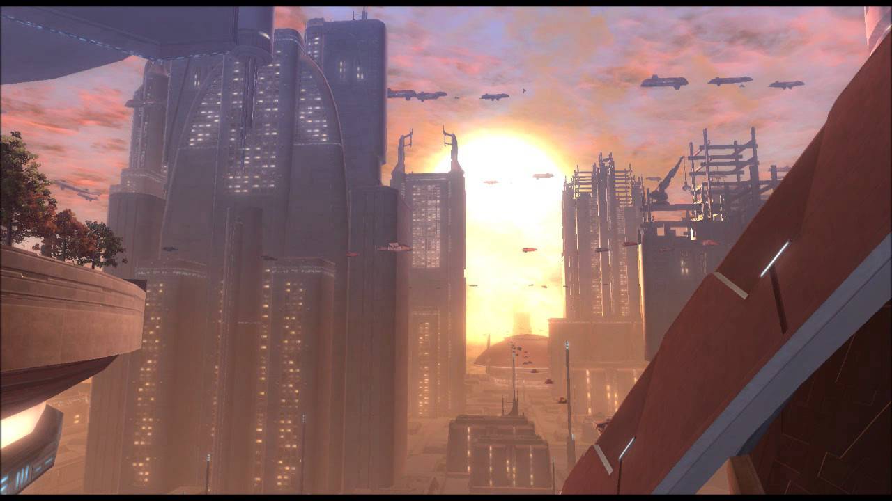 SWTOR Music - Coruscant - Coruscant Skyline