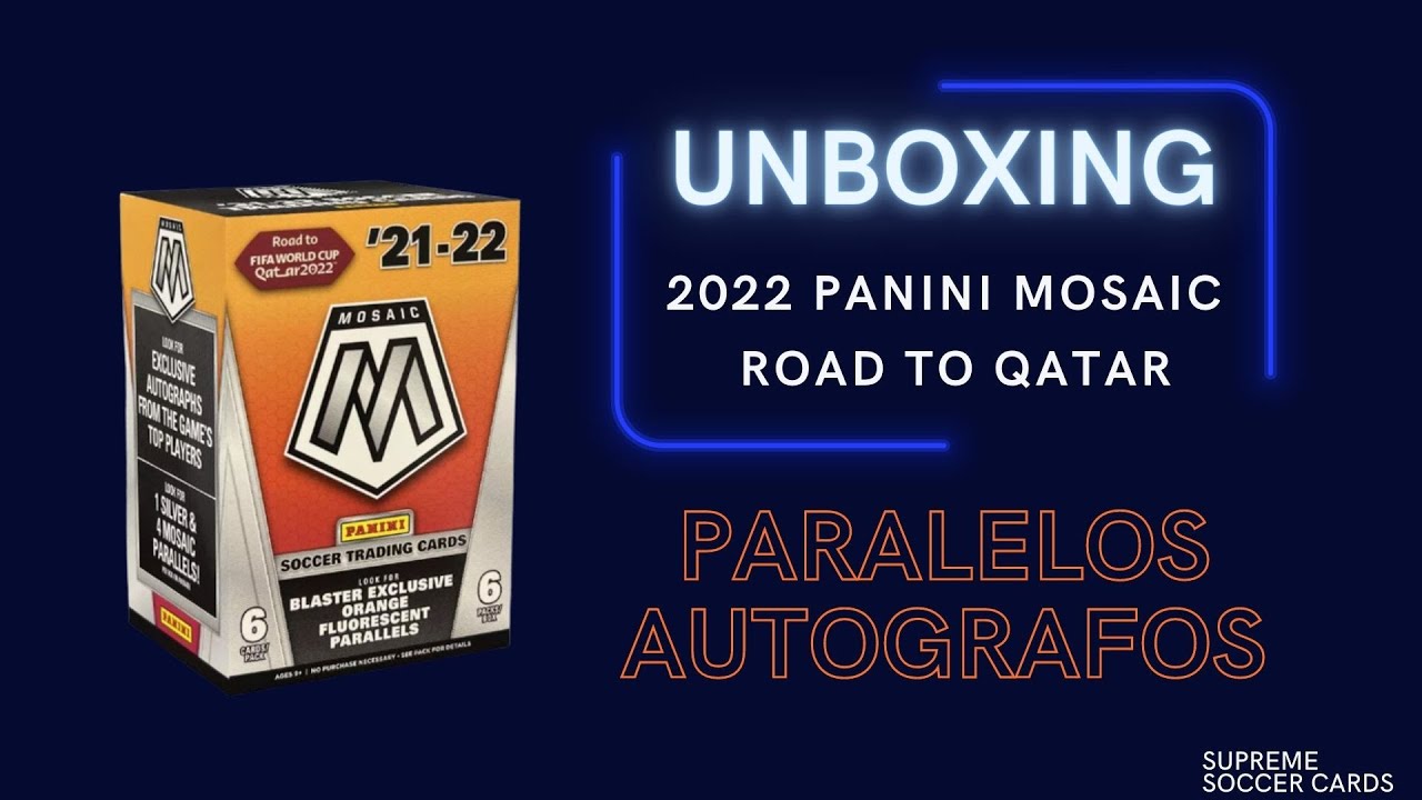 #148 UNBOXING | PANINI MOSAIC ROAD TO QATAR | BLASTER BOX