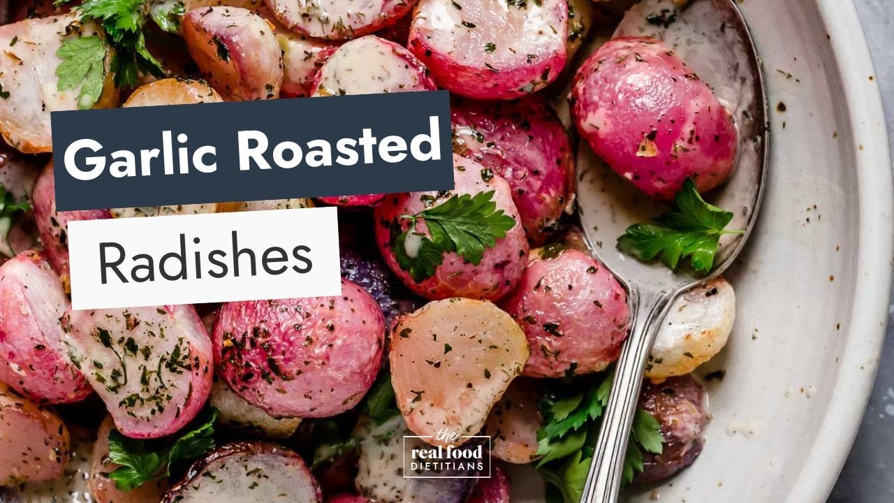 Garlic Roasted Radishes