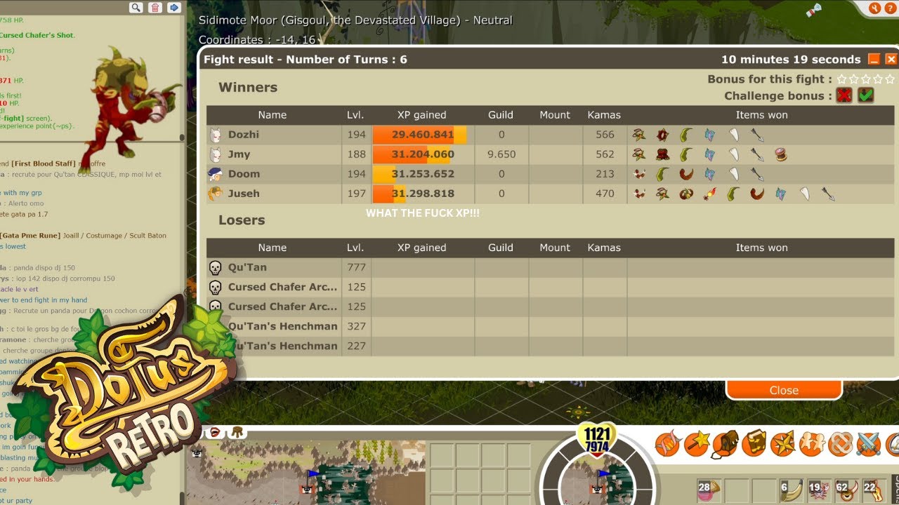 RETRO TEMPORIS 3 - QU'TAN DJ FULL RUN (196 Cha/Int Sac PoV) Ft. Dozhi [DOFUS]