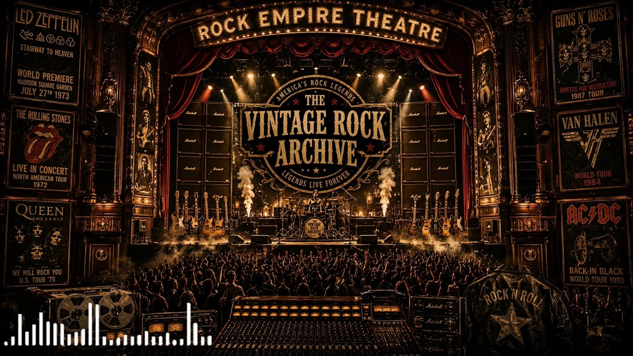 Classic Rock Essentials  Greatest Rock Legends  Epic Guitar Rock Mix  Live Playlist