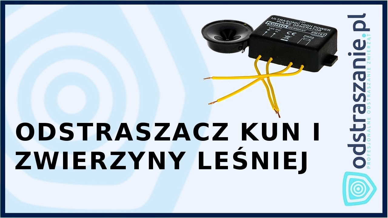 Spos&oacute;b na dziki. Odstraszacz zwierząt Kemo M161