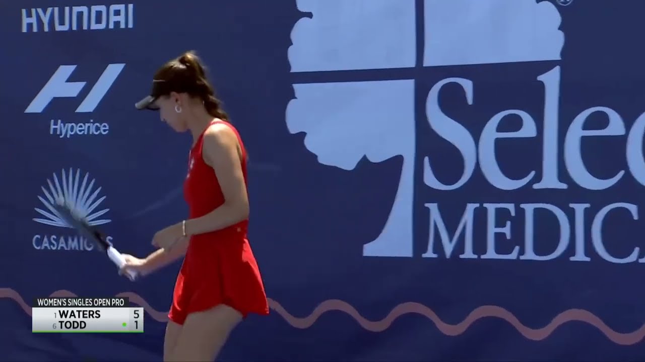 Select Medical Orange County Cup- Womens Singles Gold Medal Match- Parris Todd vs. Anna Leigh Waters