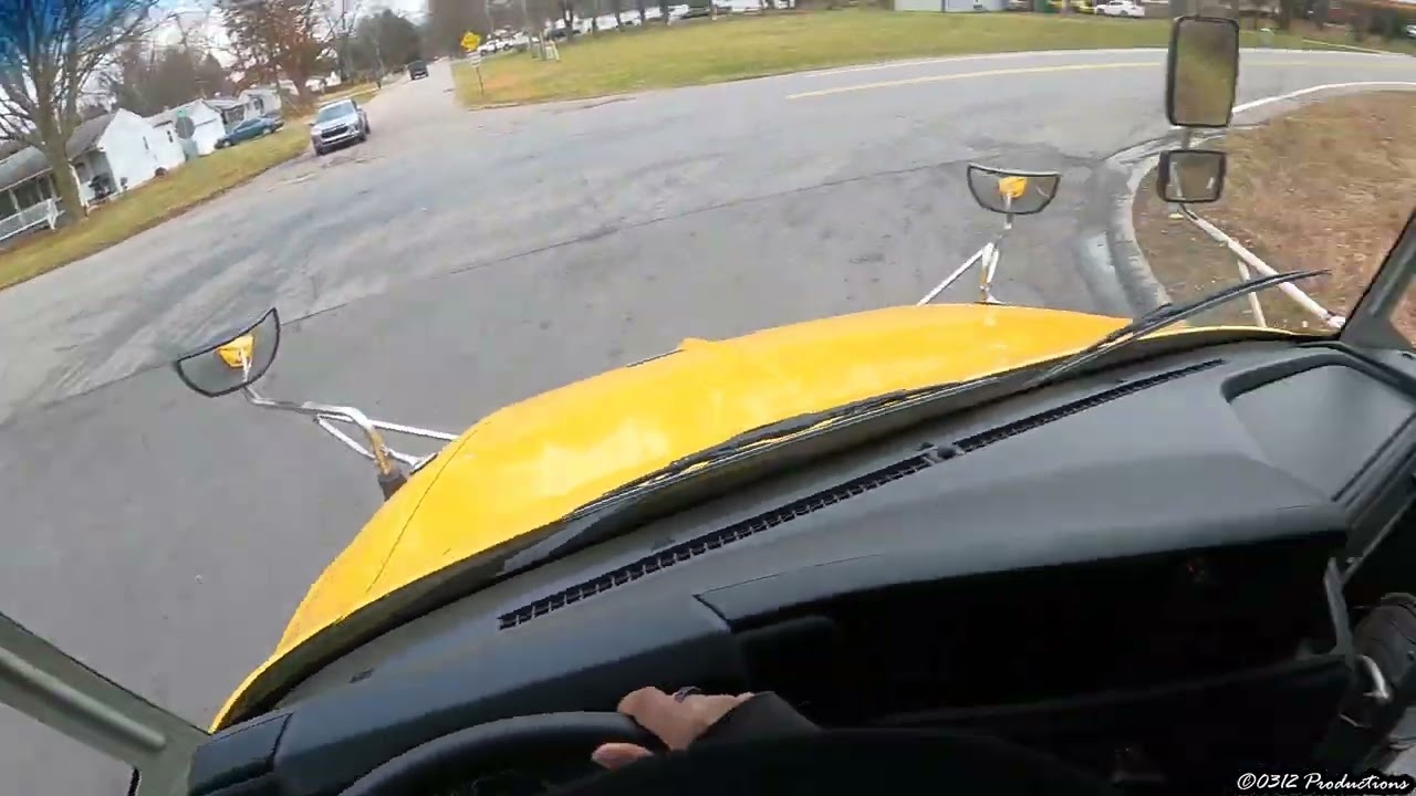 Curves, Wind, & Interstate in A 2026 IC CE Next Gen School Bus W/ Cummins B6.7L (Driver POV)