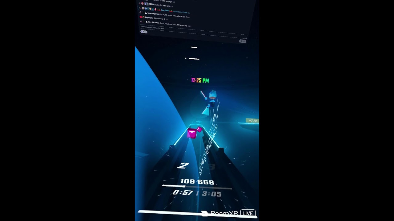 Watch me play Beat Saber