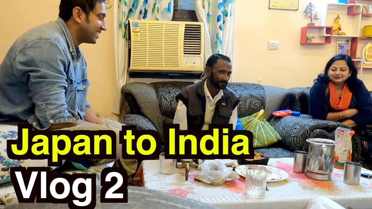 JAPAN To INDIA Family Vlog 2 II Hindi II Rom Rom Ji