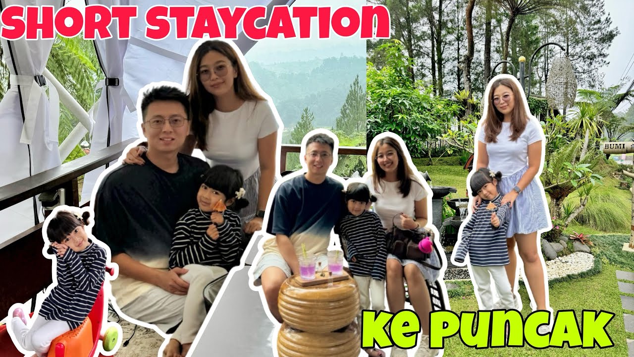 VLOG STAYCATION KE PUNCAK, IYEY PALING SENENG KALO KE HOTEL 🥰🥰