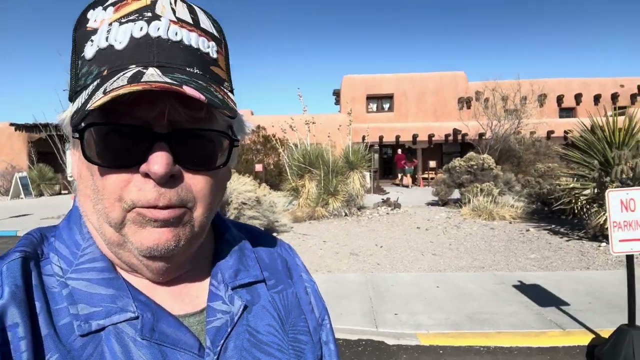 Off to White Sands and the Wrinkle Wagon climbs a mountain 