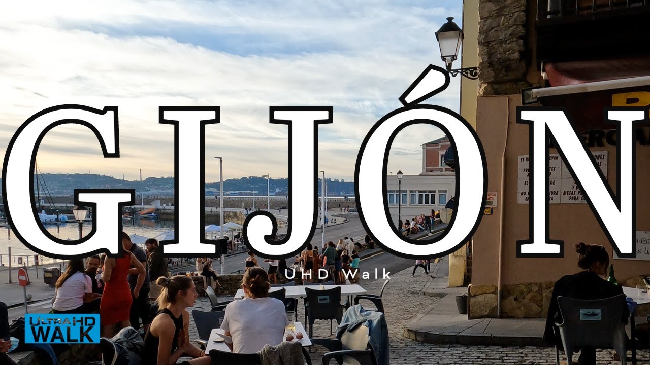 Gijón Walk in 4K UHD