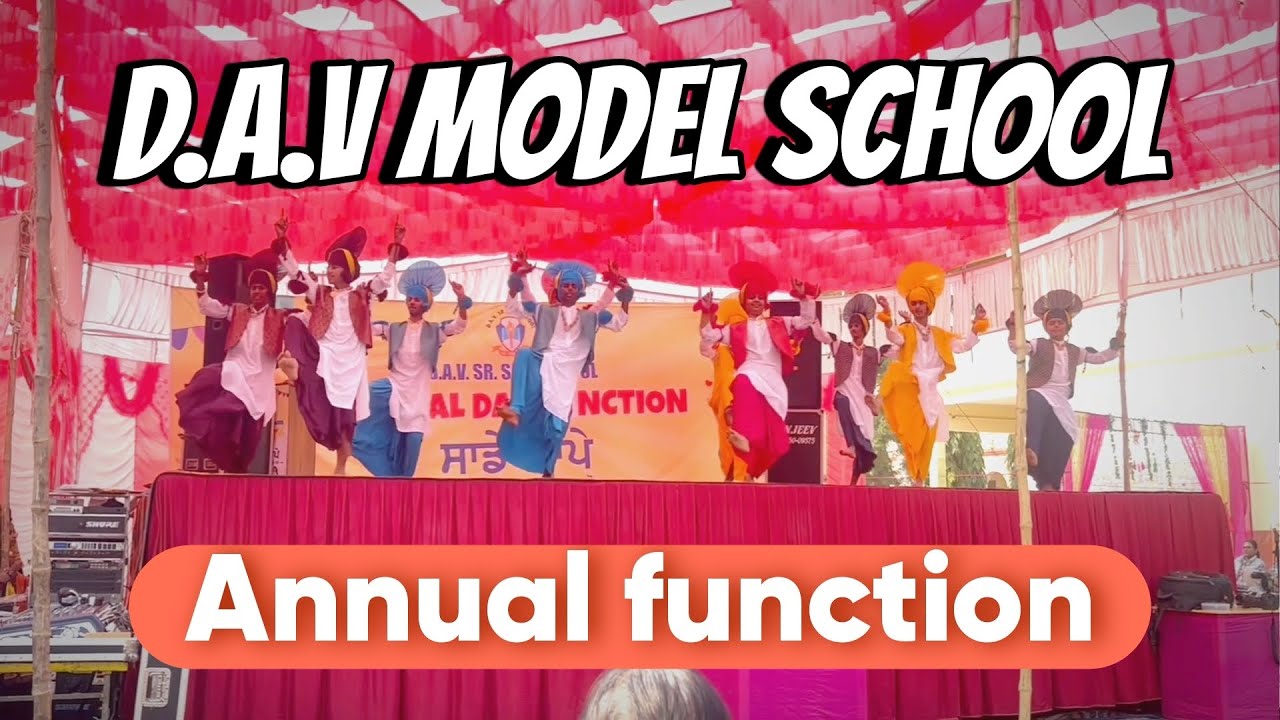 D.A.V Model School | Annual function | Bhangra performance #bhangravideos #punjabi #bhangra