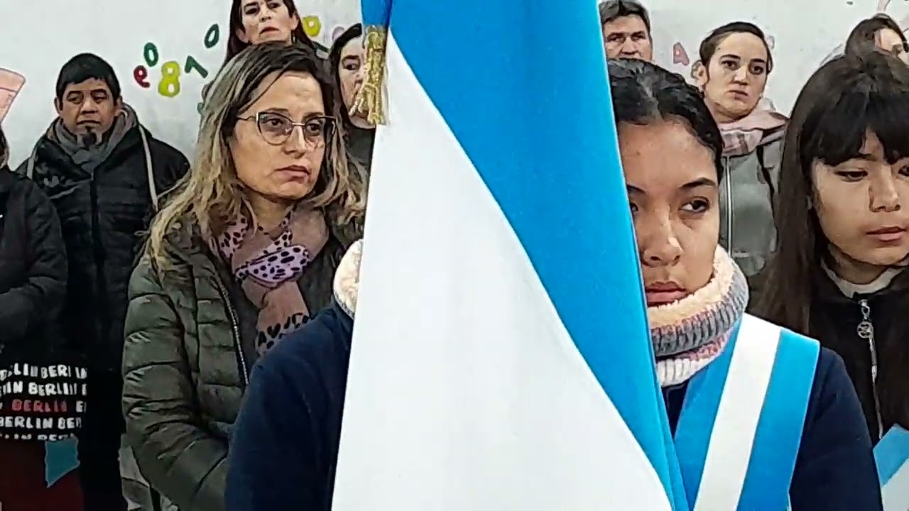 Acto Toma juramento a la Bandera Alumnos de 4to Grado de Villa Ocampo