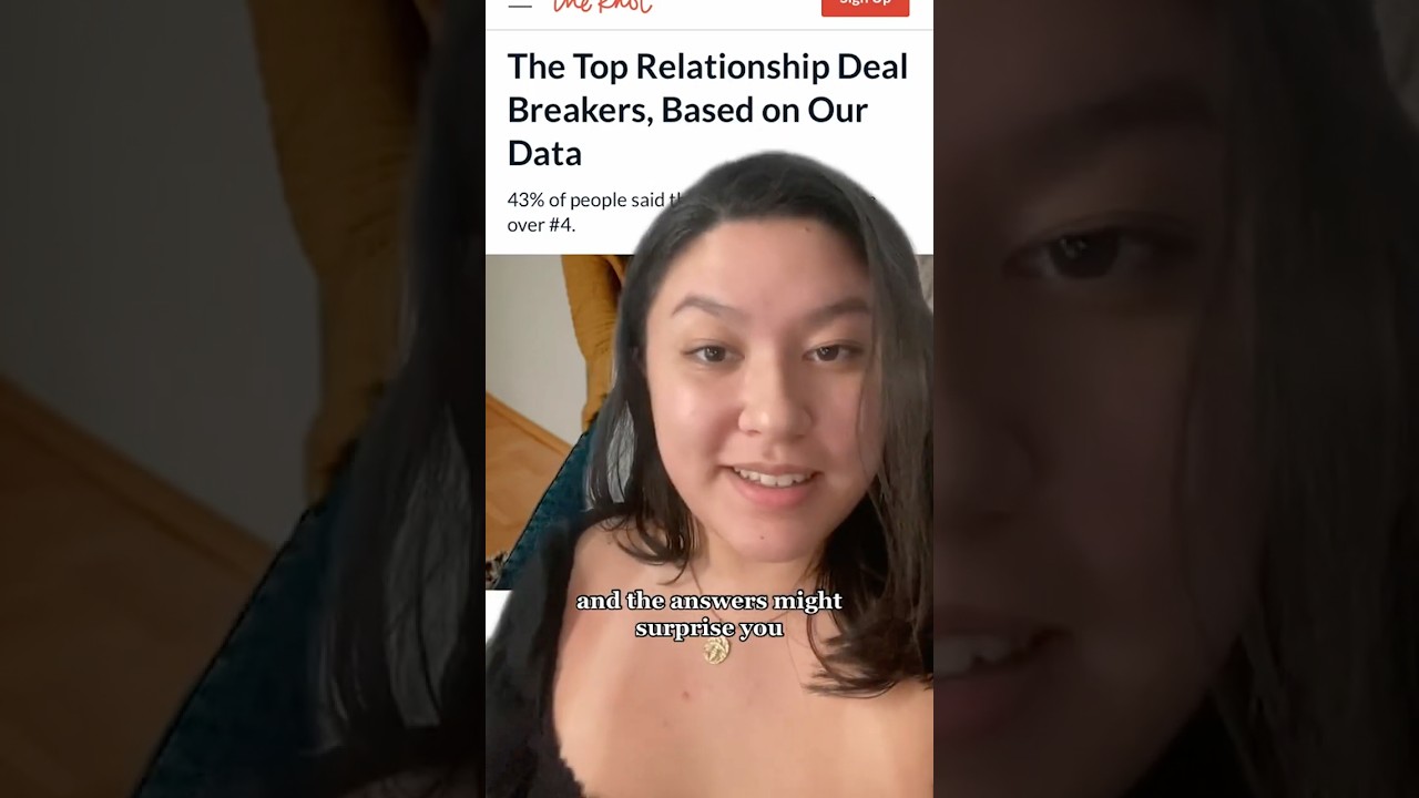 The Top Relationship Deal Breakers, According to Our Data | The Knot #shorts