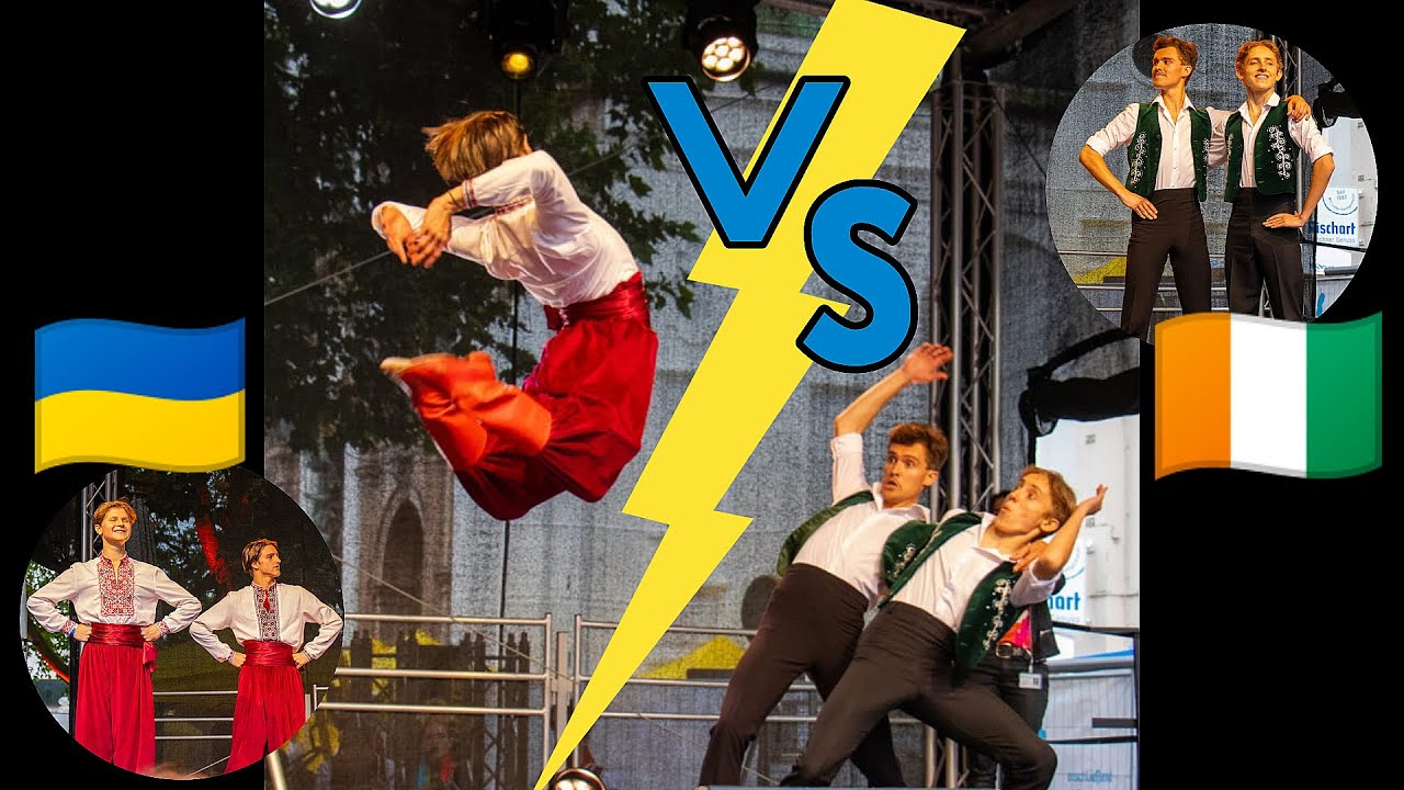Танцевальный батл 🇺🇦 Украина 🆚 Ирландия 🇮🇪