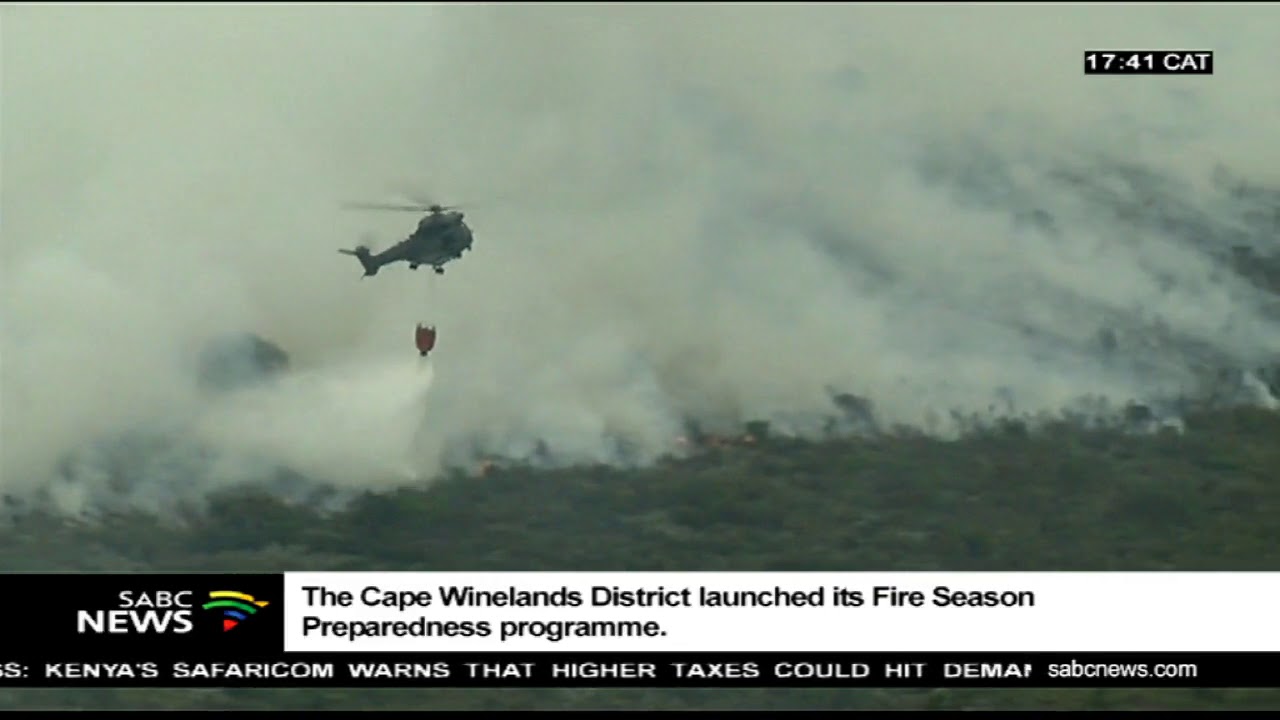 Cape Winelands launches fire season preparedness programme