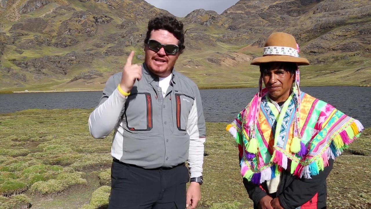 PESCA CON MOSCAS EN PERU CON FONTINALIZ FLY  FISHING