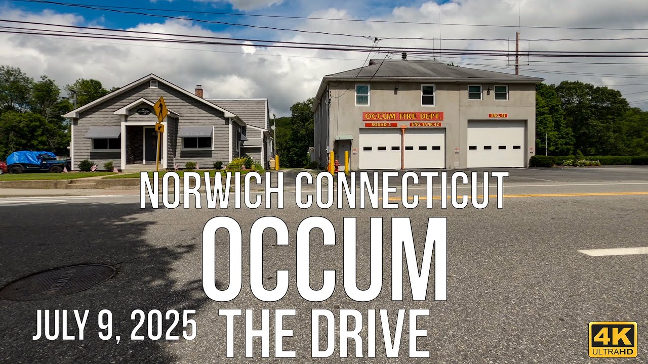 Scenic Drive Through Occum, Connecticut – Narrated POV in 4K