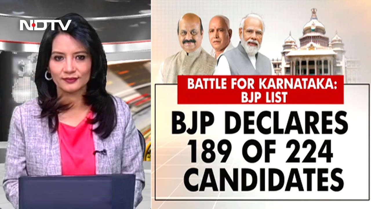 BJP Releases 1st Candidate List For Karnataka Polls, Other Top Stories