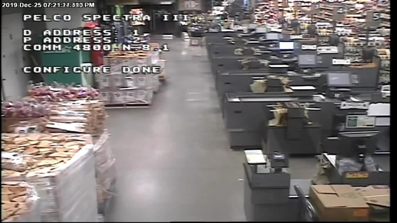 Theft from above: Mystery man living in grocery store ceiling