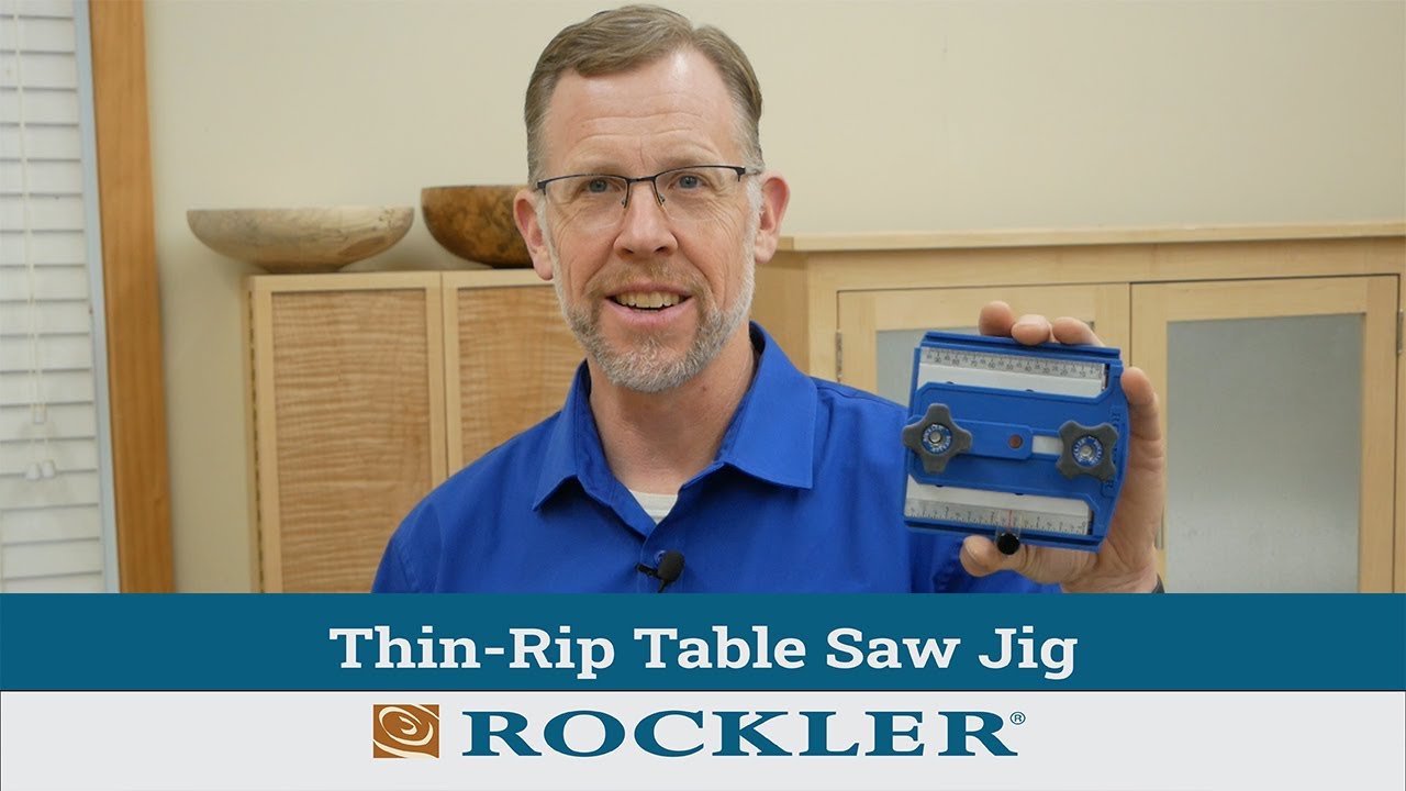 Ripping Thin Strips is Easy with the Thin Rip Table Saw Jig