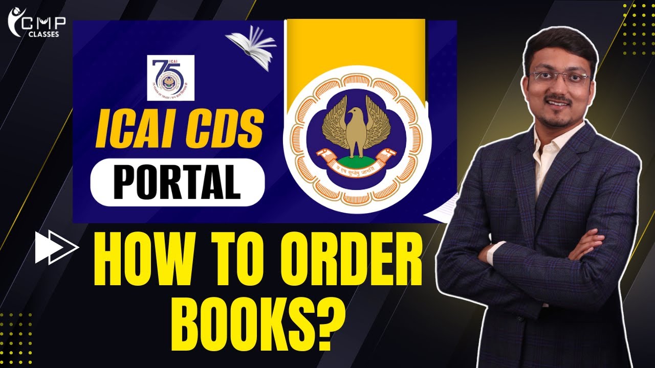 FREE ICAI Books? 😱 How to Order Books via CDS Portal After Registration | Step-by-Step Tutorial