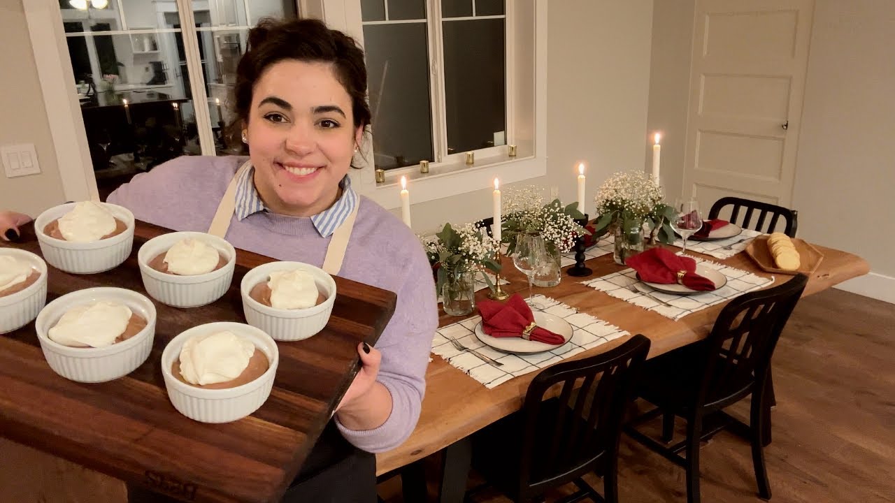 A Beautiful Six Course Family Valentine's Day Dinner All From Scratch!