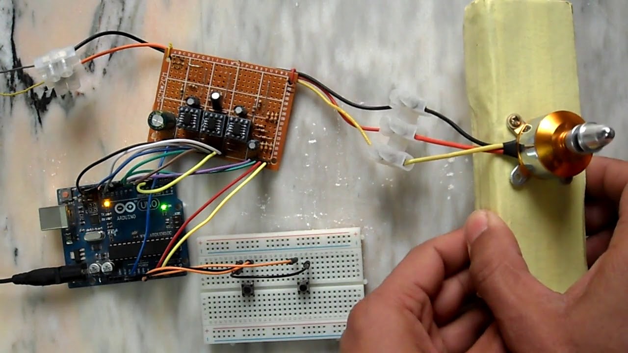 Sensorless brushless DC (BLDC) motor control with Arduino (DIY ESC)