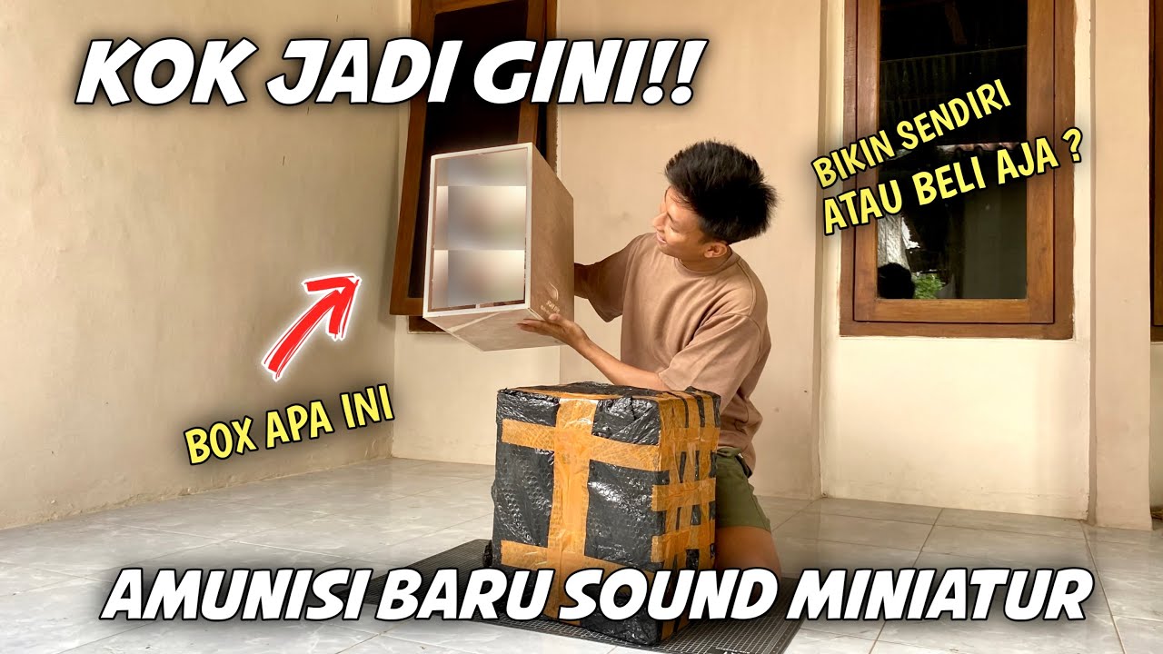 NYESEL❓Nekat beli online BOX SOUND MINIATUR  Tambah amunisi 