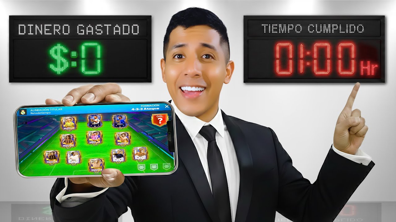 Intento ARMAR el MEJOR EQUIPO en 1 HORA sin GASTAR $0 😳🔥