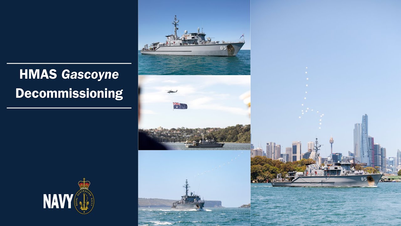 HMAS Gascoyne (II) Decommissioning Ceremony