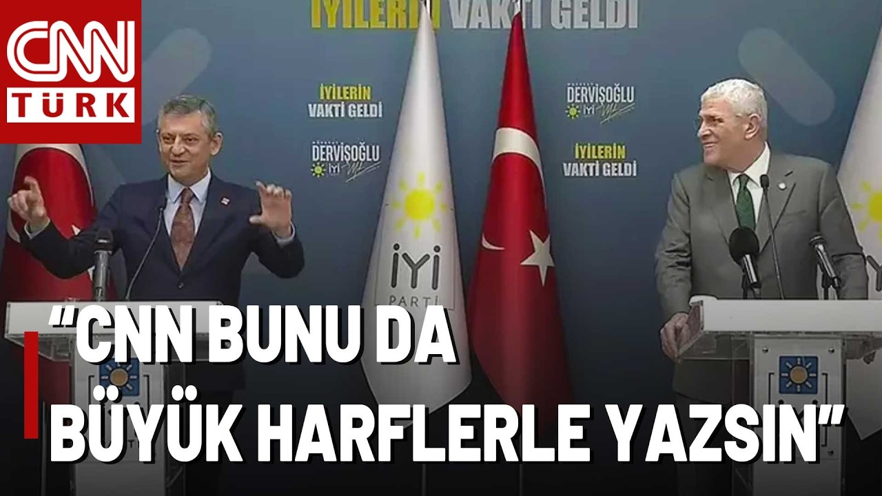 CHP'nin İYİ Parti Ziyaretinde CNN T&Uuml;RK G&uuml;ndem Oldu! &Ouml;zel: CNN Bunu Da B&uuml;y&uuml;k Harflerle Yazsın!