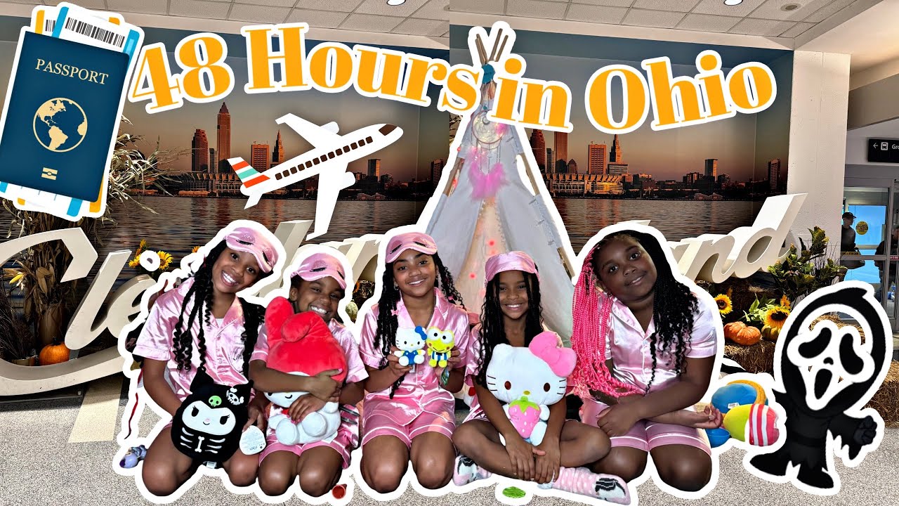 TRAVEL VLOG: Our first time in OHIO for 48 HOURS 😱