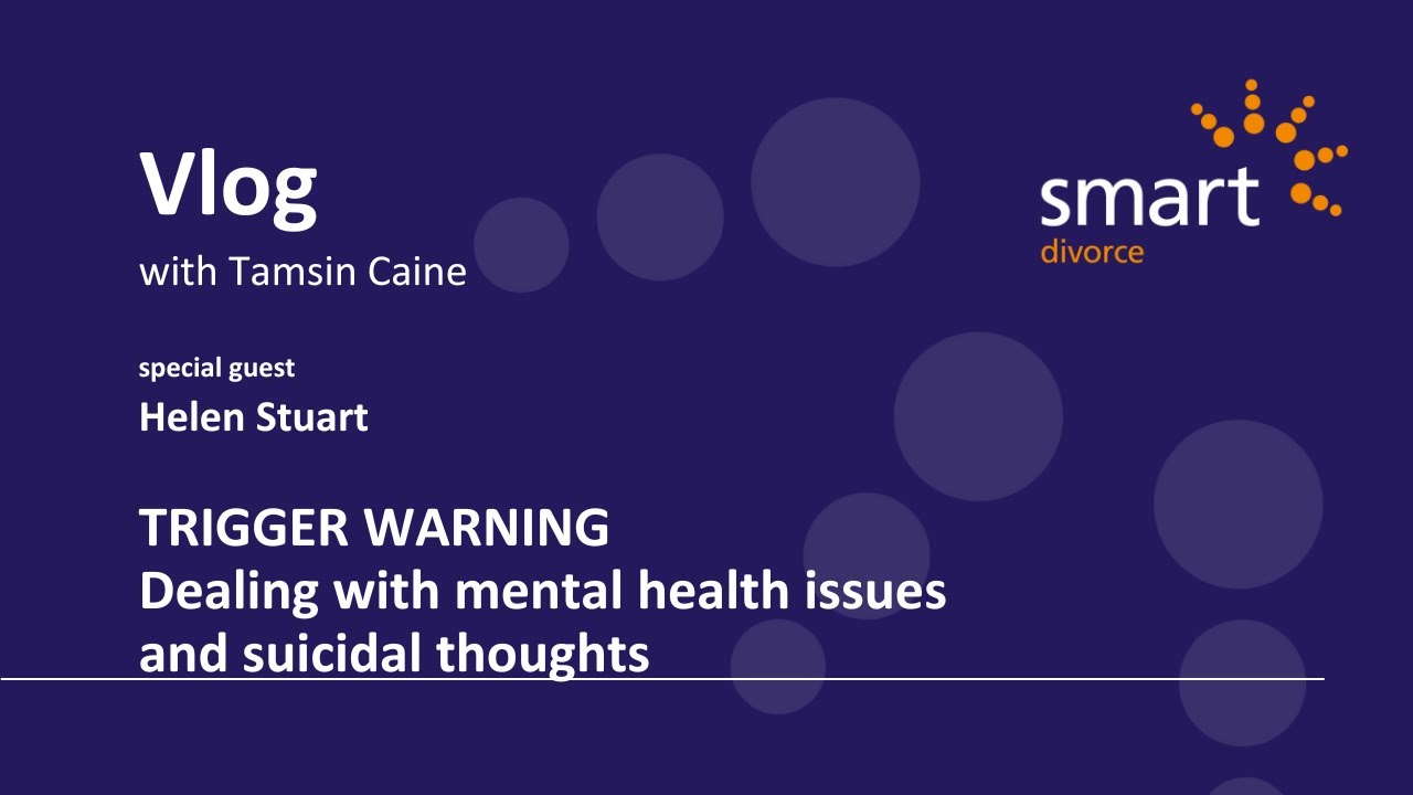 TRIGGER WARNING Dealing with mental health issues  and suicidal thoughts