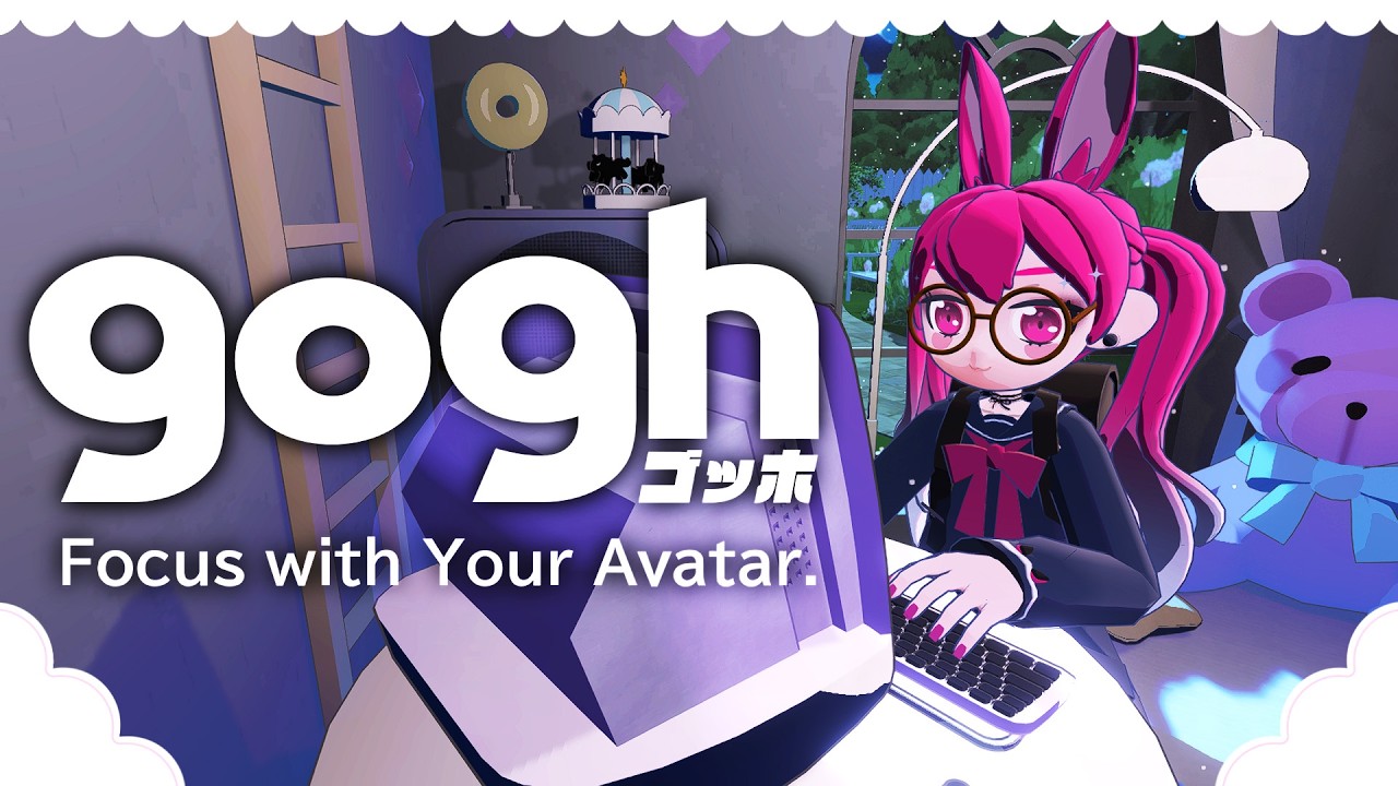 【Gogh: Focus with your avatar】 Keep me company while I work!! 🎀
