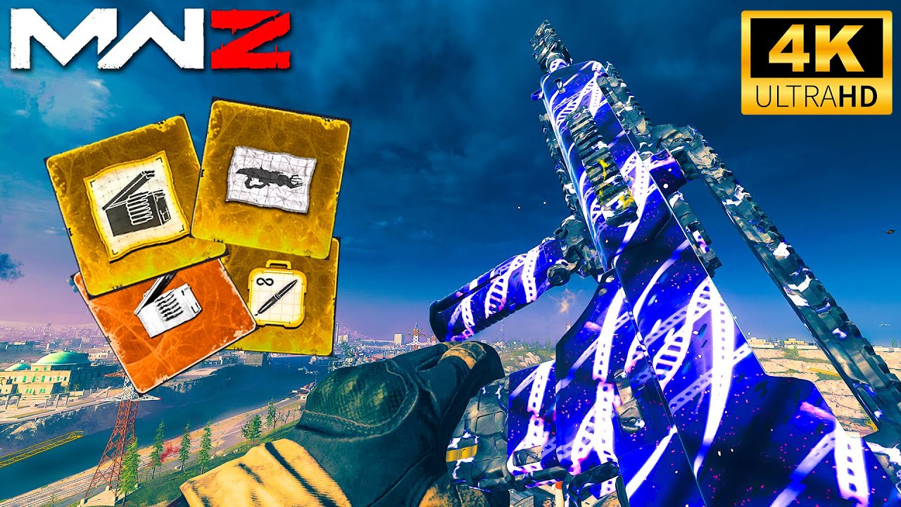RED ZONE Solo and NEW ELDER SIGIL (All Contracts) in MW3 Zombies 4K Gameplay (No Commentary) MWZ