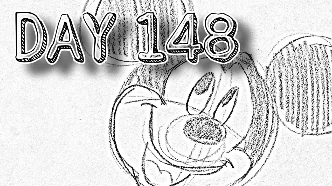 DAY148 mickey drawing!!!!!🫧