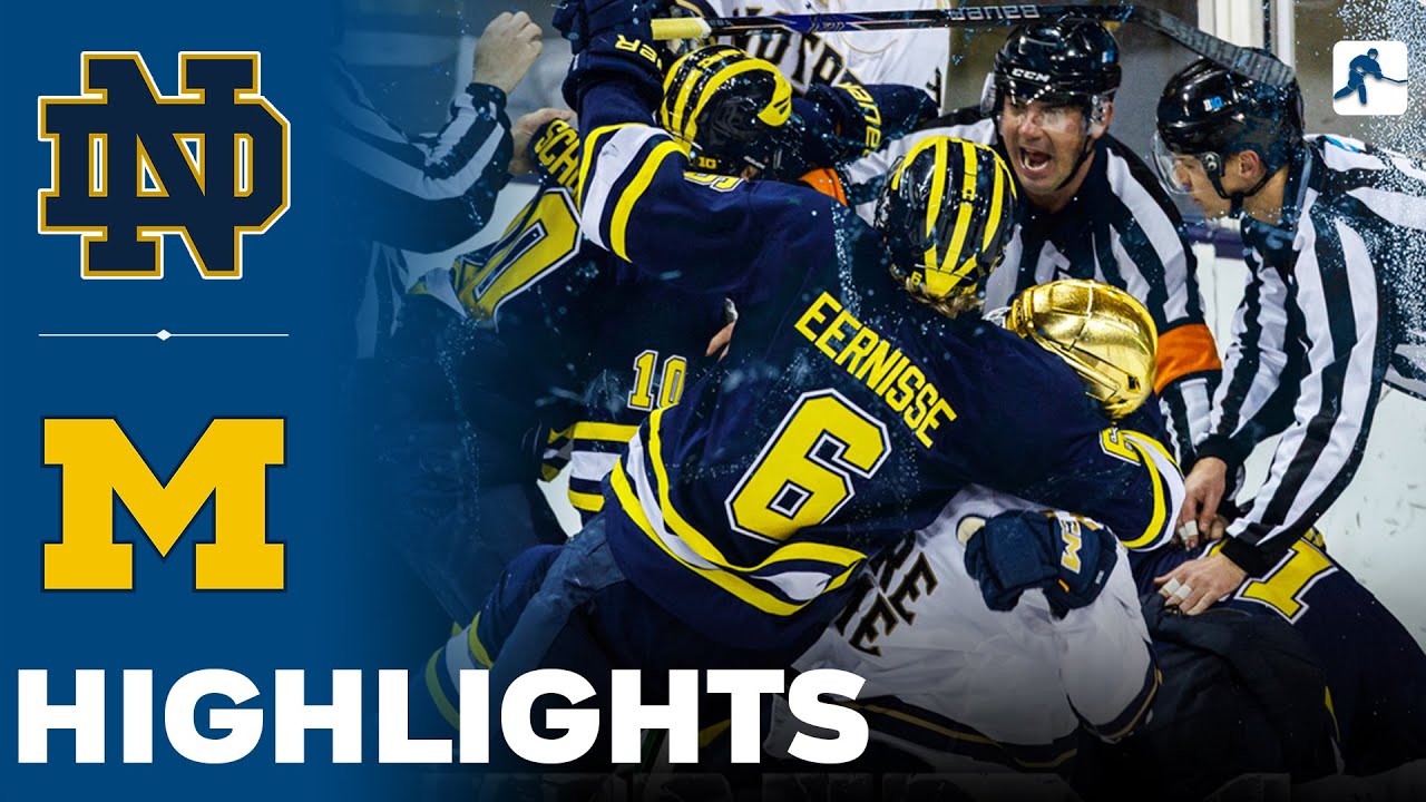 Notre Dame vs Michigan | NCAA College Hockey | Highlights - November 01, 2025