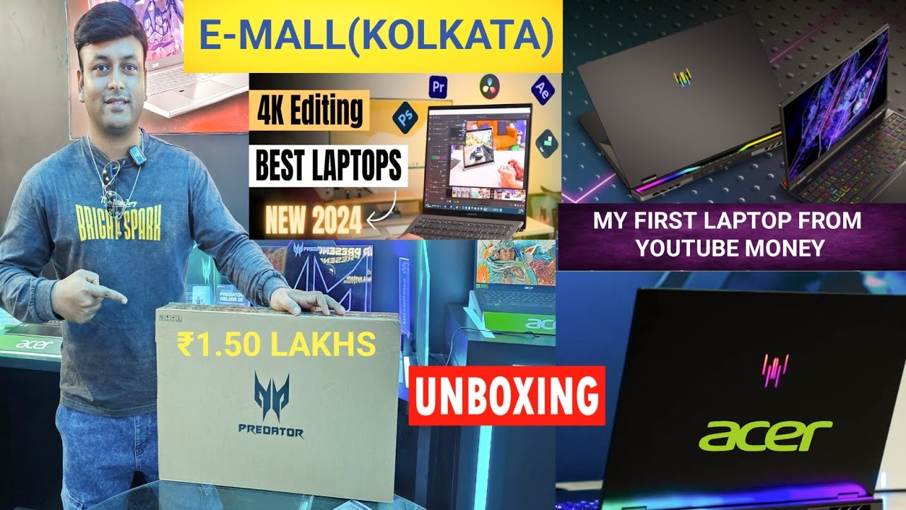 Best Laptop For 4K Editing & Gaming / Acer Predator 2024 / i7,16GB RAM,4050 / E-Mall Kolkata #acer