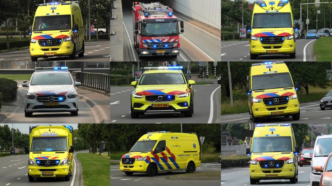 [Compilatie]Vele hulpdiensten met spoed in Venlo!