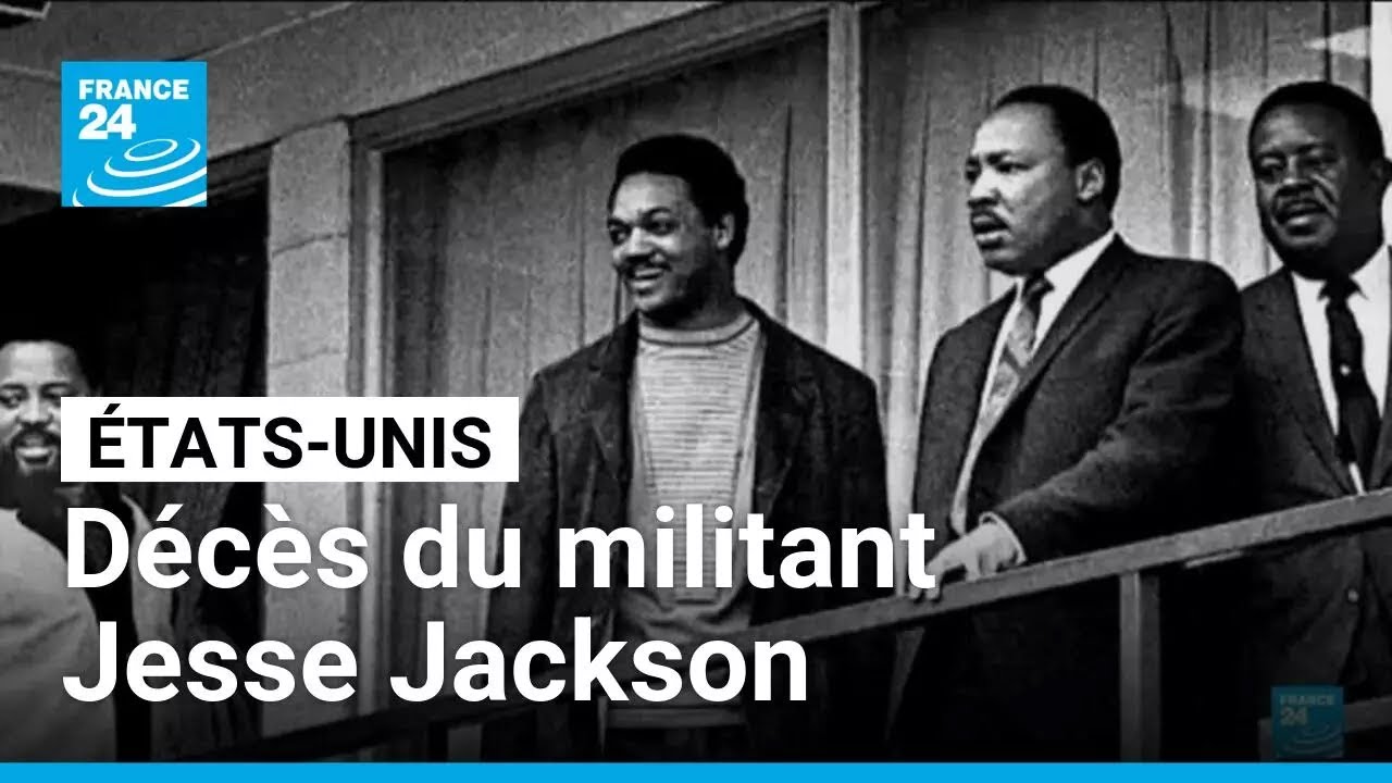 &Eacute;tats-Unis : d&eacute;c&egrave;s du pasteur noir et militant des droits civiques am&eacute;ricain Jesse Jackson