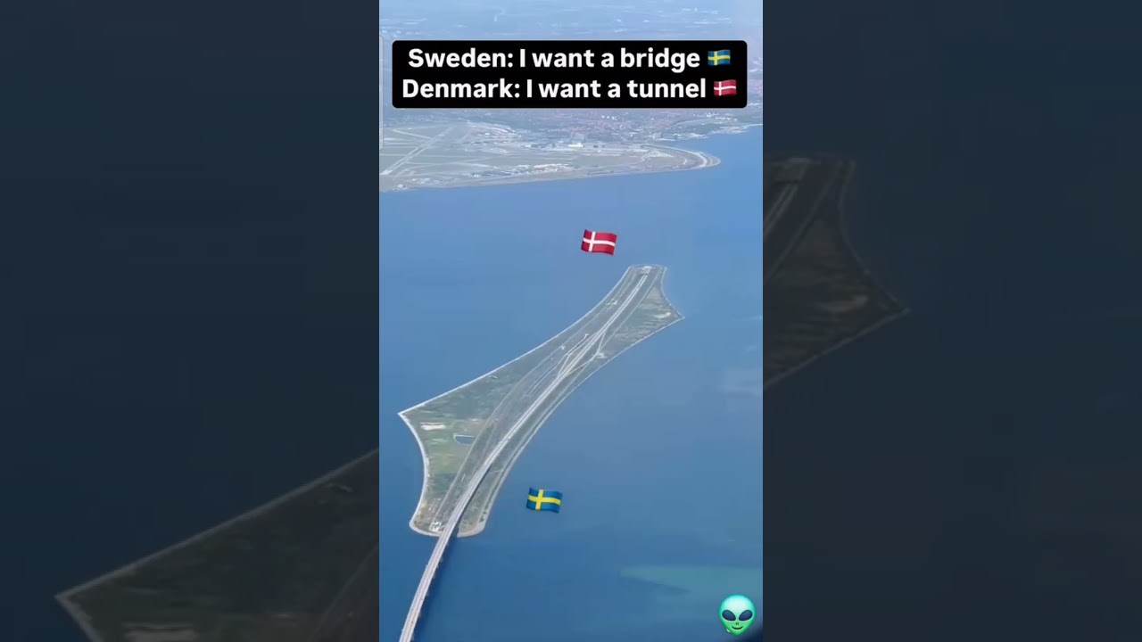 &Oslash;resund Bridge #sweden #denmark #facts
